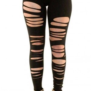 Ripped Up Torn Apart Leggings (Plus Sizes Available)